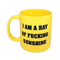 Attitude Mug I am a Ray of Sunshine - Yellow - Cheerful Drinkware