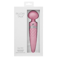 Pillow Talk Sultry Rotating Wand - Pink