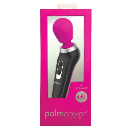 Palm Power Extreme Rechargeable Wand Pink