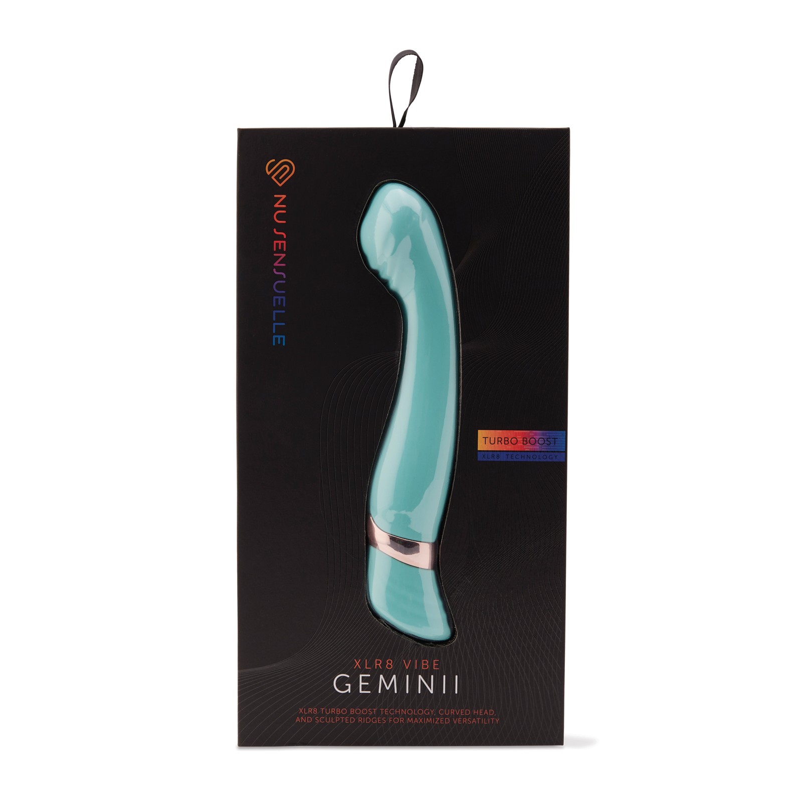 Vibrador Nu Sensuelle Geminii XLR8 Punto G Azul Eléctrico