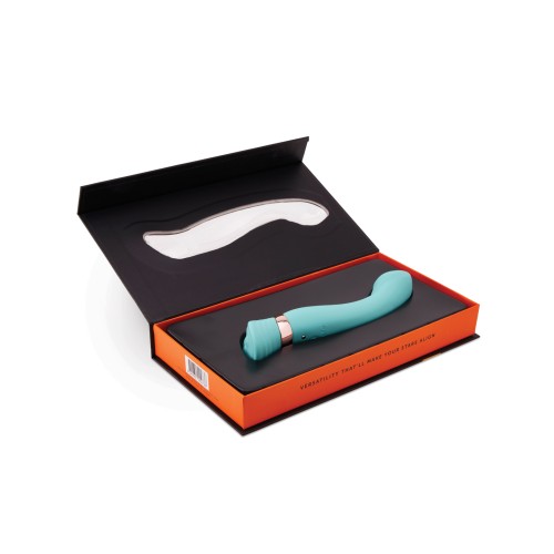 Vibrador Nu Sensuelle Geminii XLR8 Punto G Azul Eléctrico