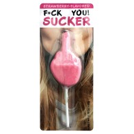 Chupa Chups F*ck You Sabor Fresa - 1.76oz