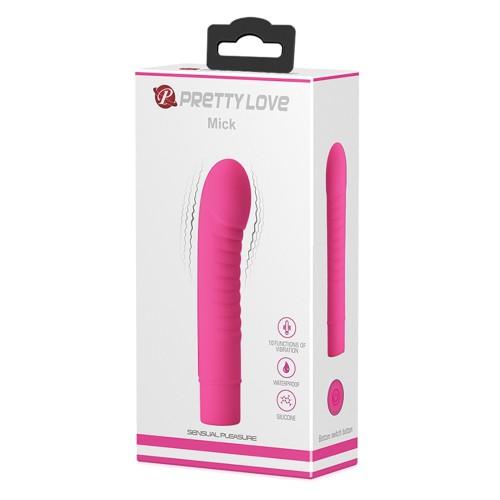 Pretty Love Mick Powerful G-Spot Vibrator Fuchsia