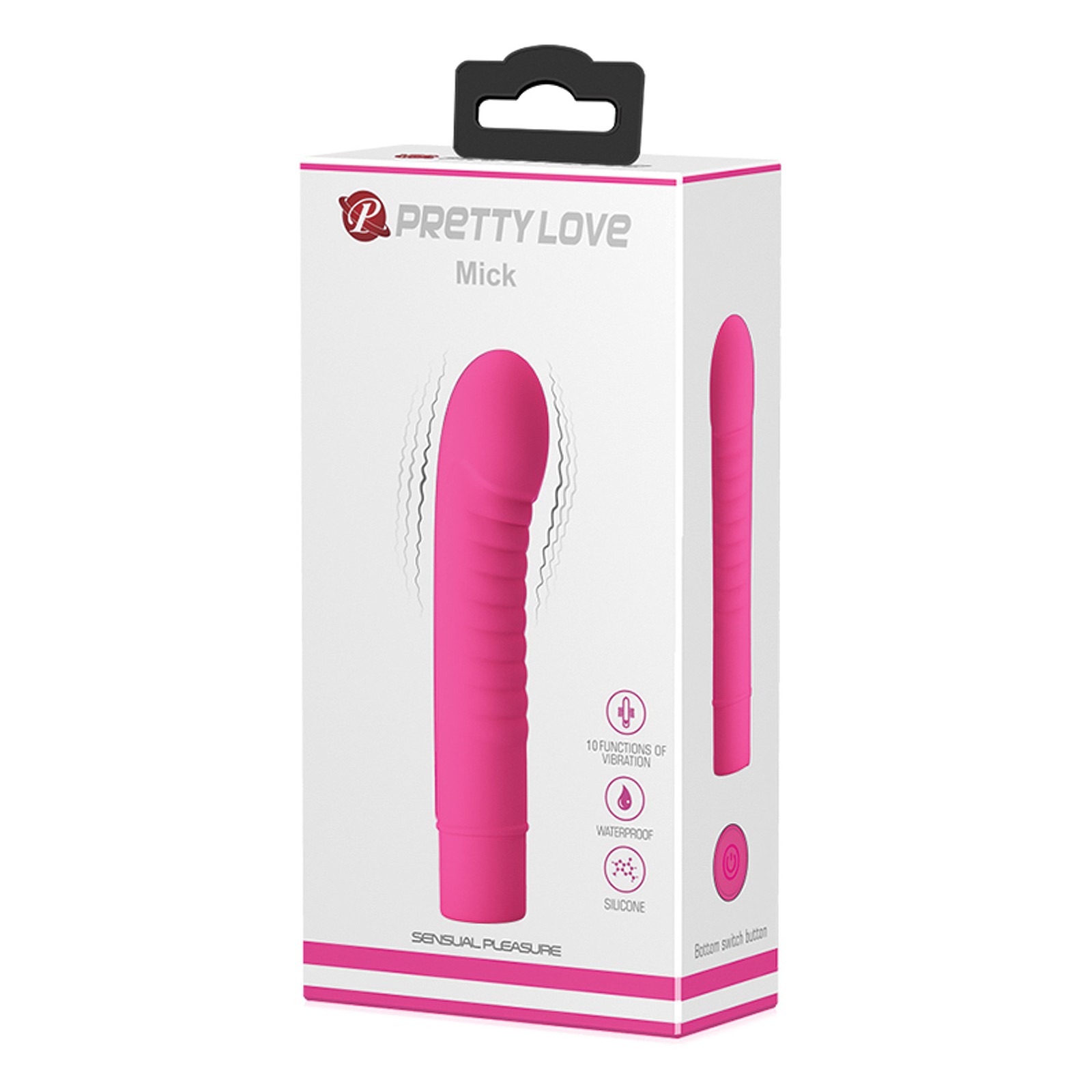 Vibrador Poderoso Pretty Love Mick para Punto G Fucsia