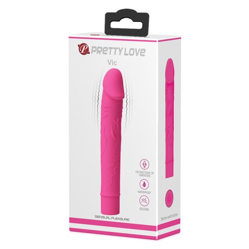 Dildo Vibrador G Spot Pretty Love Vic Magenta