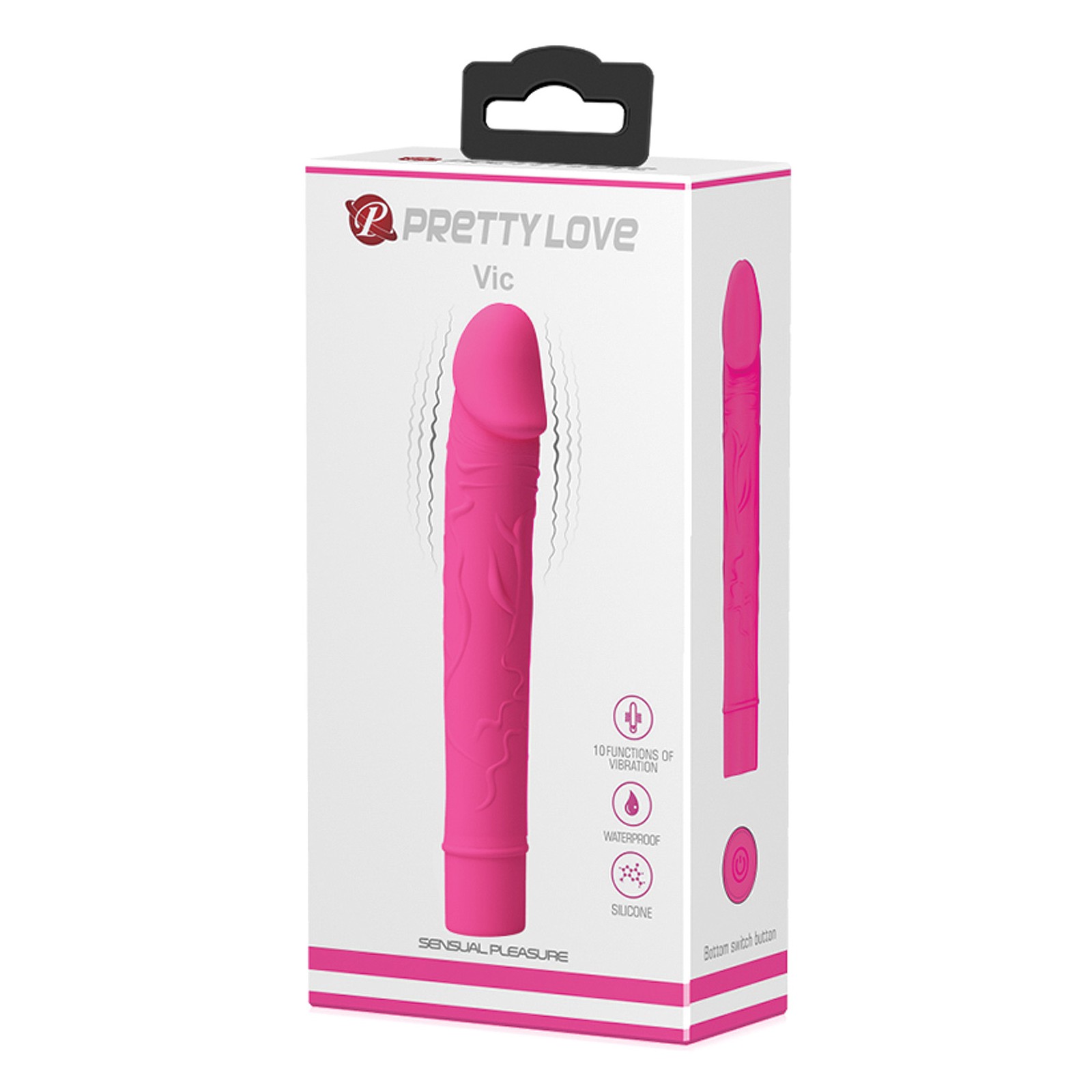 Dildo Vibrador G Spot Pretty Love Vic Magenta