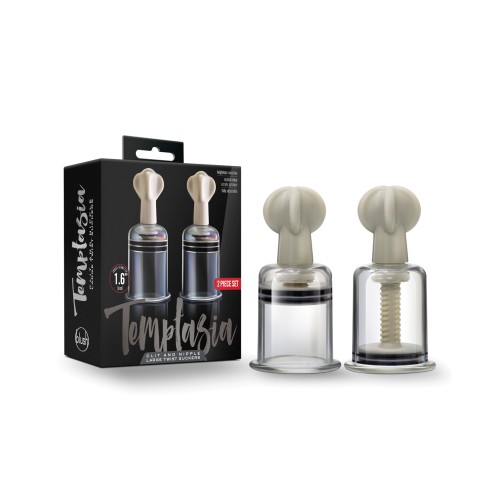 Blush Temptasia Clit & Nipple Suckers Set of 2 Clear