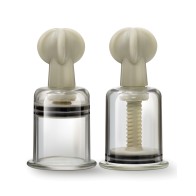 Blush Temptasia Clit & Nipple Suckers Set of 2 Clear