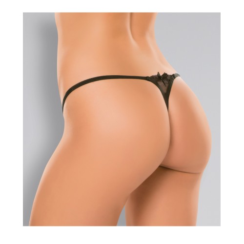 Adore Pixie Thong - Black O/S