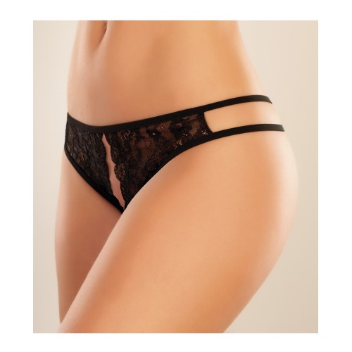 Panty Dulce Miel Adore - Negro Tamaño Único