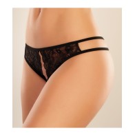 Panty Dulce Miel Adore - Negro Tamaño Único