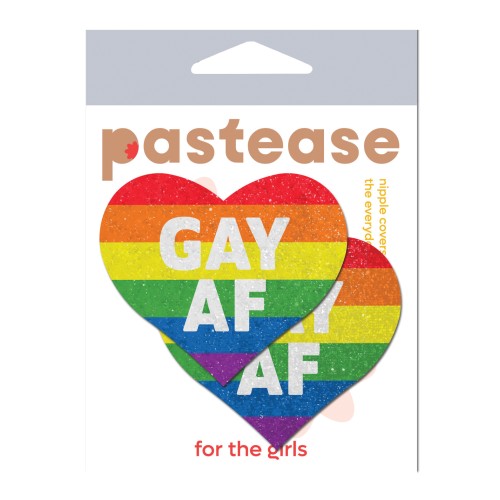 Pastease Premium Gay AF Rainbow Pasties - O/S