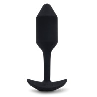 b-Vibe Vibrating Weighted Snug Plug M Black