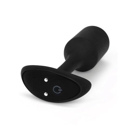 b-Vibe Tapón Snug Vibrante con Peso M Negro