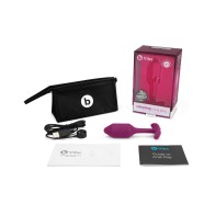 Plug Ajustado Vibrante b-Vibe M - Rosa