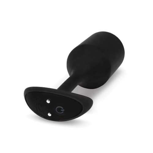 b-Vibe Vibrating Weighted Snug Plug XL in Black