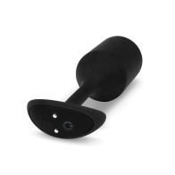 b-Vibe Vibrating Weighted Snug Plug XL in Black