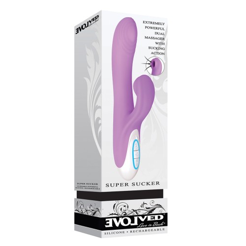 Evolved Super Sucker Estimulación Doble - Rosa