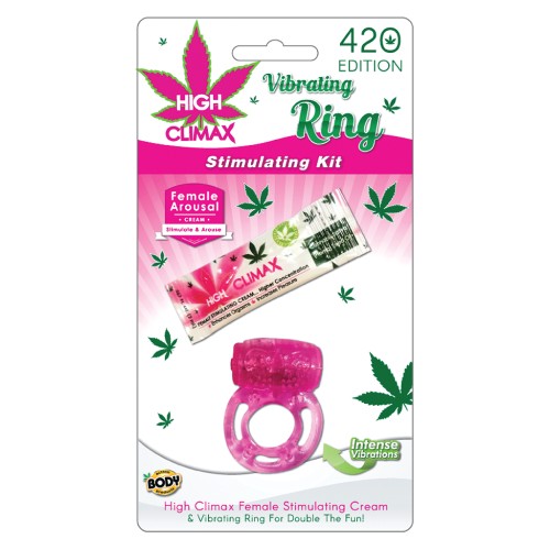 High Climax Vibrating Ring Stimulating Kit Pink