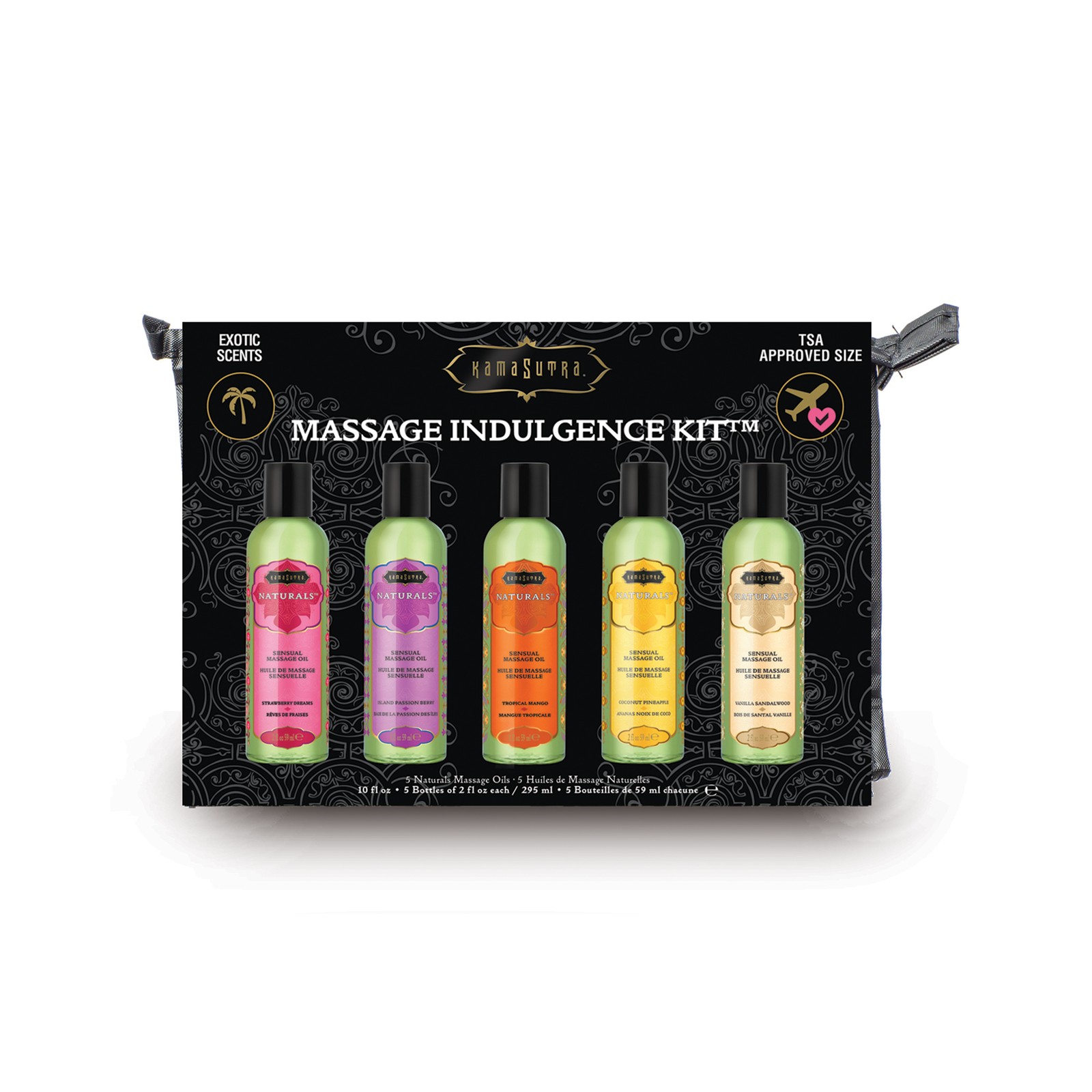 Kama Sutra Naturals Kit de Masaje - Indulge Tus Sentidos