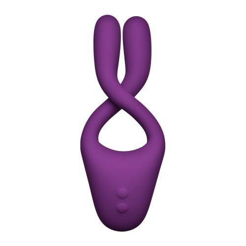 Tryst V2 Bendable Massager with Remote - Purple