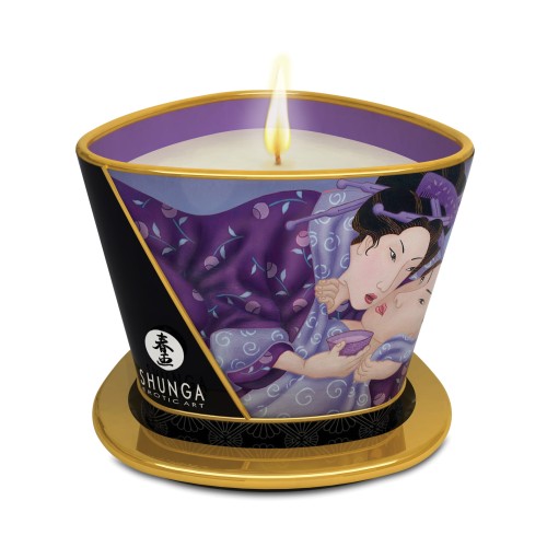 Shunga Exotic Fruits Massage Candle for Relaxation