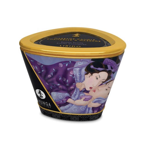 Shunga Exotic Fruits Massage Candle for Relaxation