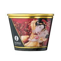 Shunga Romance Massage Candle - Strawberry Wine