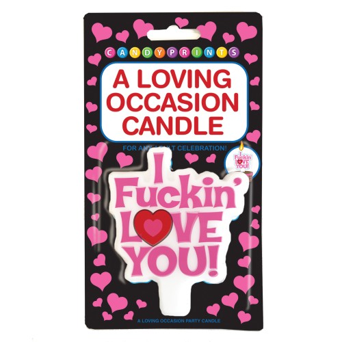 A Loving Occasion Candle - I Love You