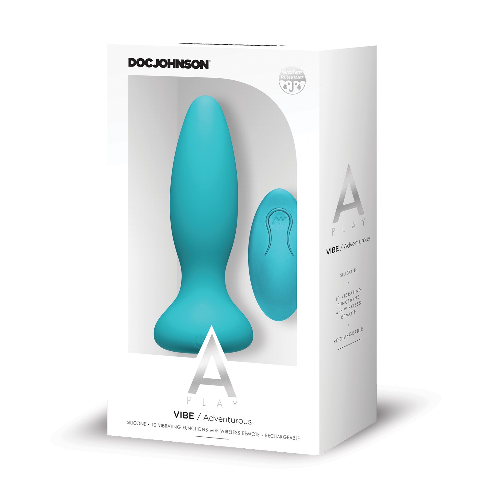 A Play Remote Controlled Vibrating Anal Plug Teal for Enhanced Pleasure