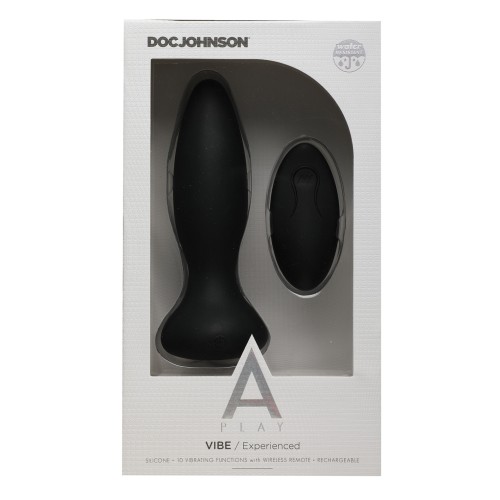 A Play Rechargeable Anal Plug - Remote Control Pleasure