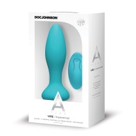 A Play Rechargeable Silicone Anal Plug with Remote