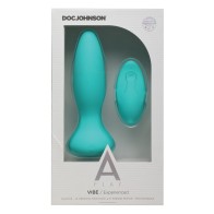 A Play Rechargeable Silicone Anal Plug with Remote