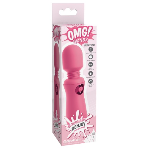 OMG! Wands Disfruta Rosa - Poderoso y Portátil