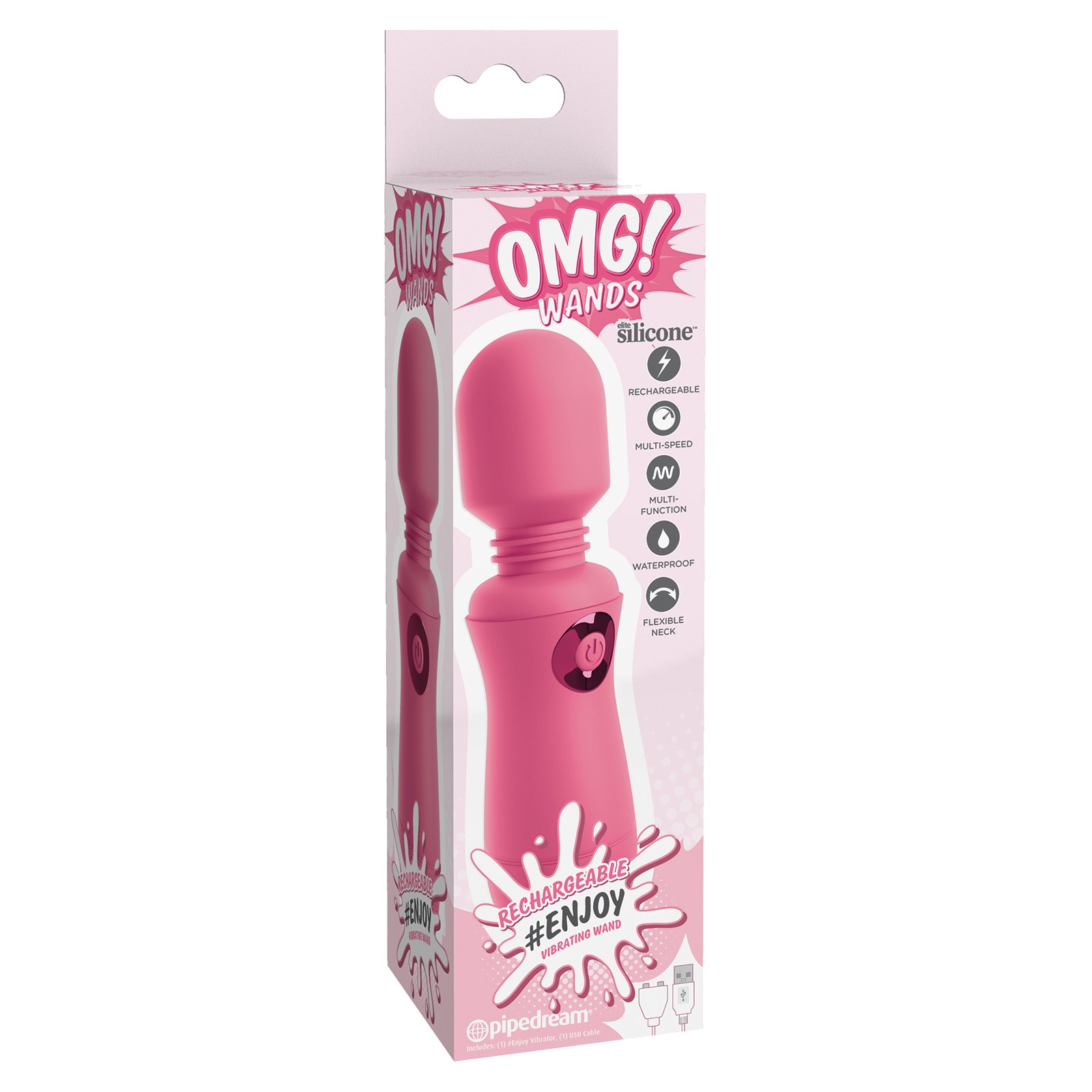 OMG! Wands Enjoy Pink - Powerful and Portable