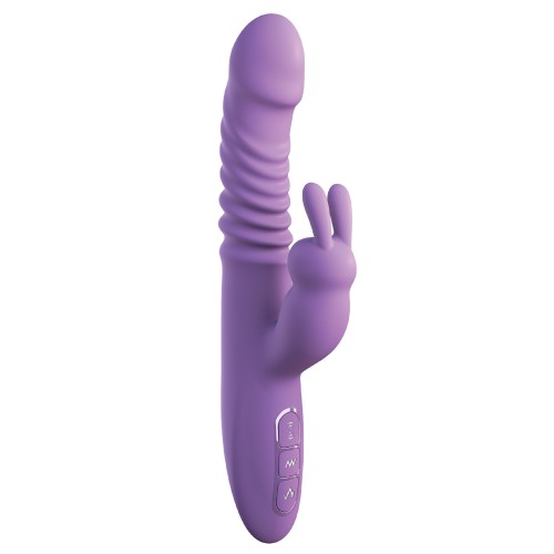 Fantasy for Her Ultimate Thrusting Silicone Rabbit - Purple