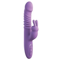 Fantasy for Her Ultimate Thrusting Silicone Rabbit - Purple