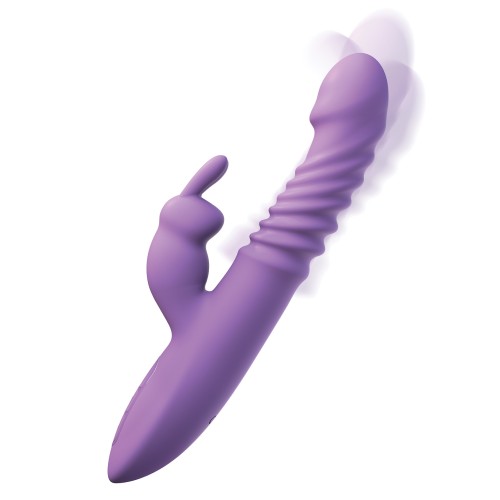 Fantasy for Her Ultimate Thrusting Silicone Rabbit - Purple