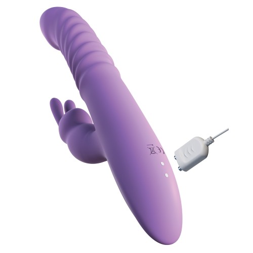 Fantasy for Her Ultimate Thrusting Silicone Rabbit - Purple