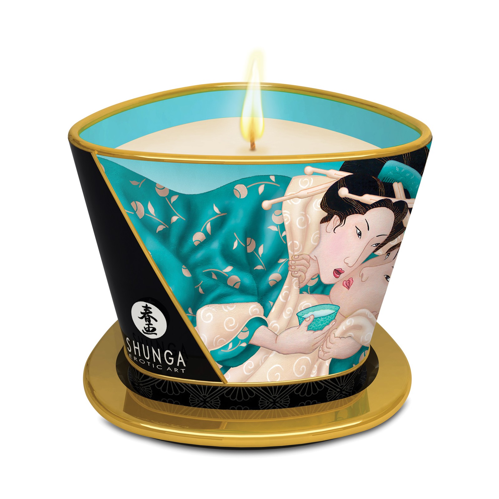 Shunga Massage Candle - 5.7 oz Island Blossoms