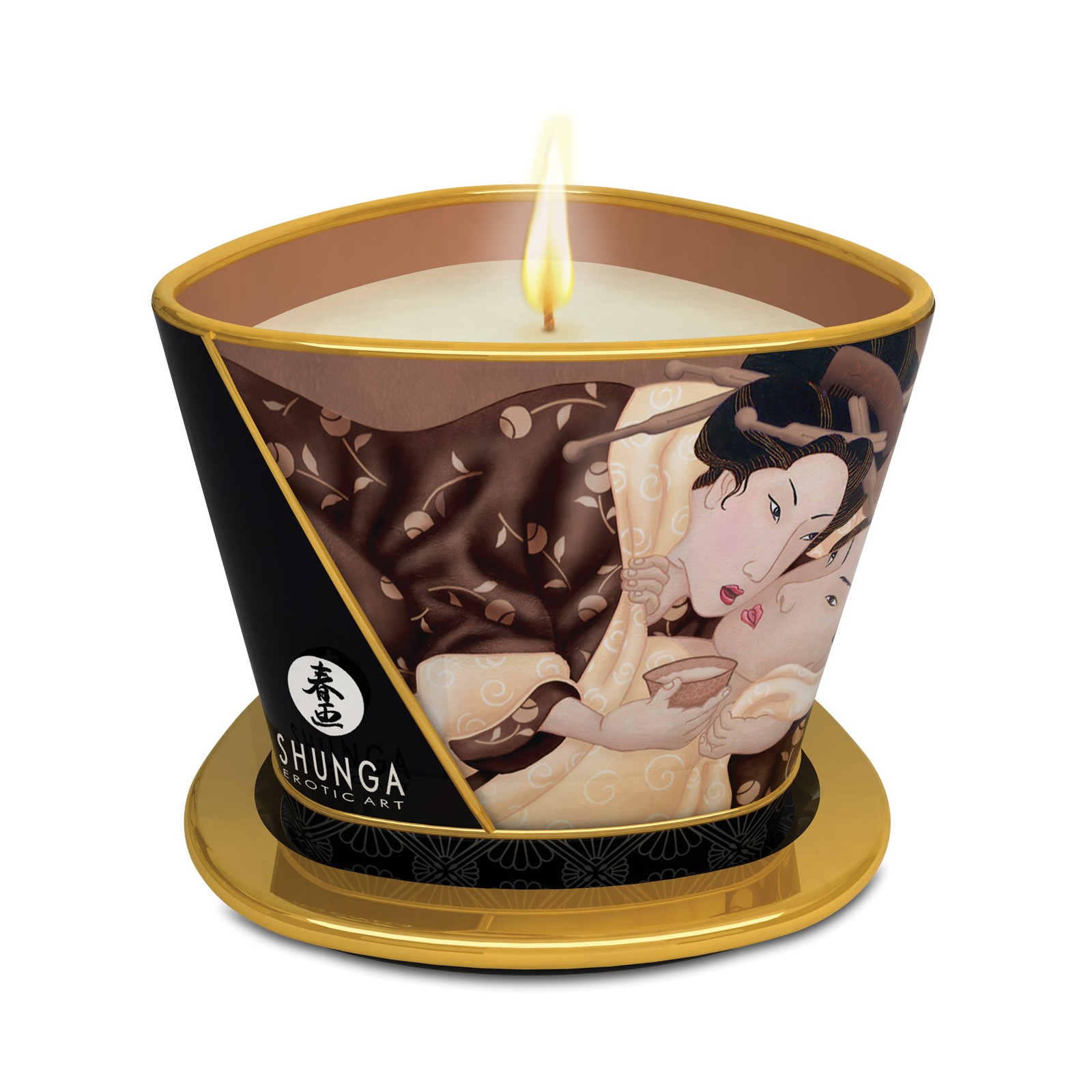 Shunga Chocolate Massage Candle for Intimacy