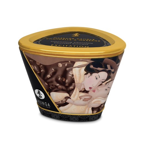 Shunga Chocolate Massage Candle for Intimacy