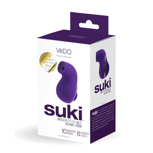 VeDO Suki Vibrating Sucker Deep Purple