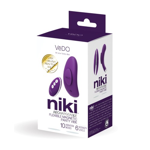 VeDO Niki Rechargeable Panty Vibe Deep Purple