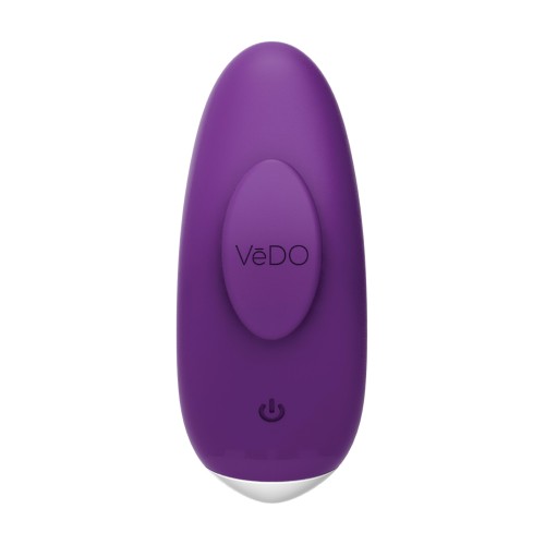 VeDO Niki Vibrador Panty Recargable Púrpura Profundo