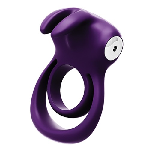 VeDO Thunder Bunny Rechargeable Dual Ring - Perfectly Purple - Intimate Fun