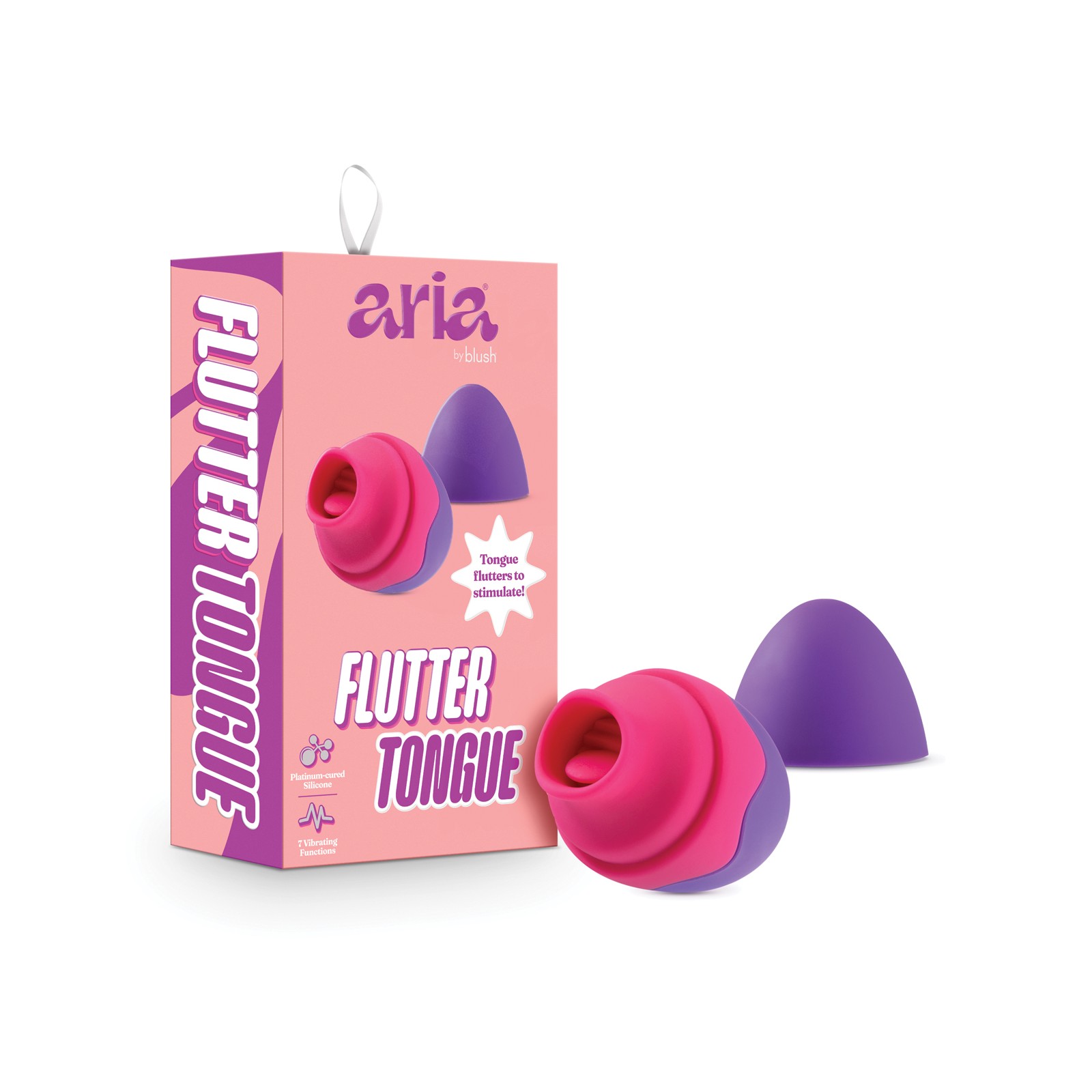 Vibrador Blush Aria Lengua Flutter Púrpura