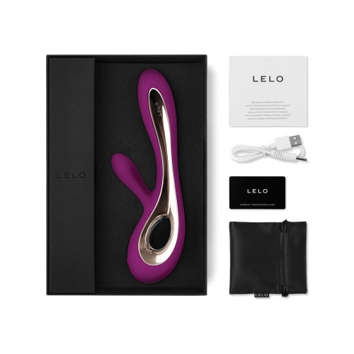 LELO Soraya 2 Deep Rose Luxury Rabbit Vibrator