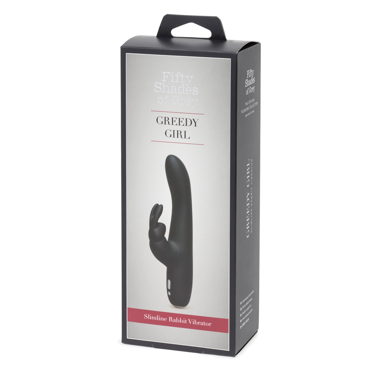 Greedy Girl Slimline Rabbit Vibrator - Rechargeable - Black