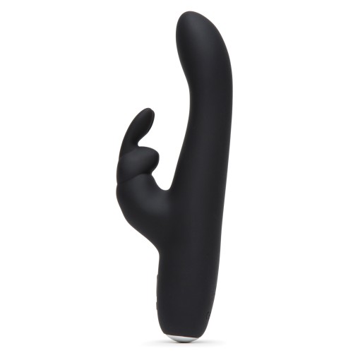 Greedy Girl Slimline Rabbit Vibrator - Rechargeable - Black